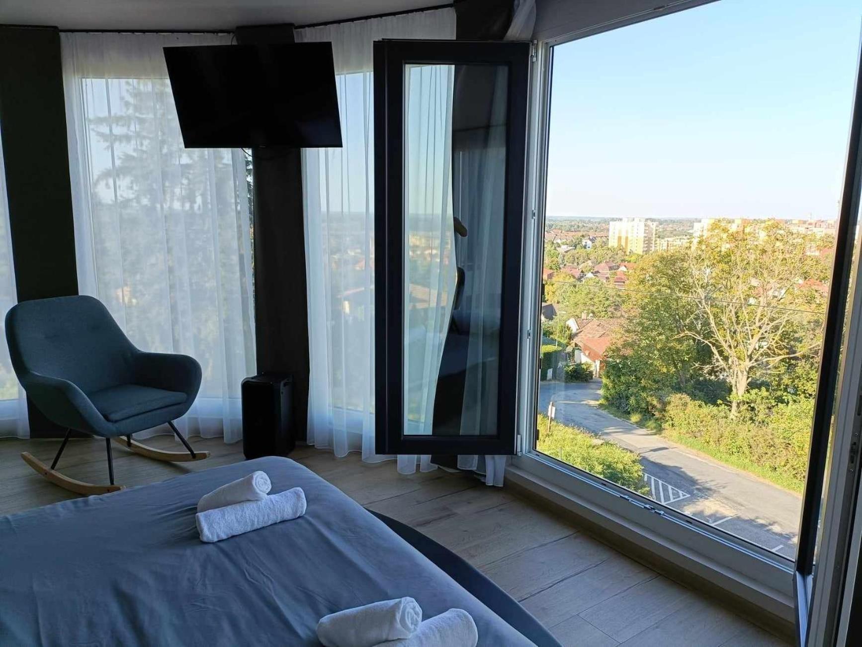 West Panorama Penthouse - Apartment With A Fantastic View Of The City Szombathely Luaran gambar